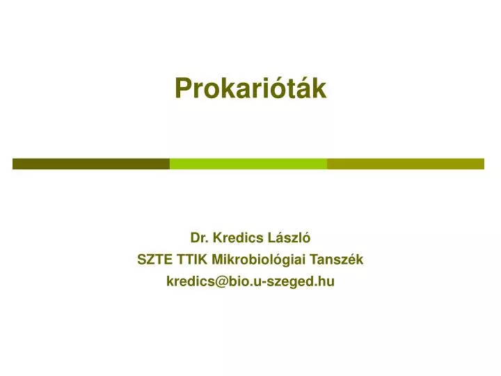 prokari t k