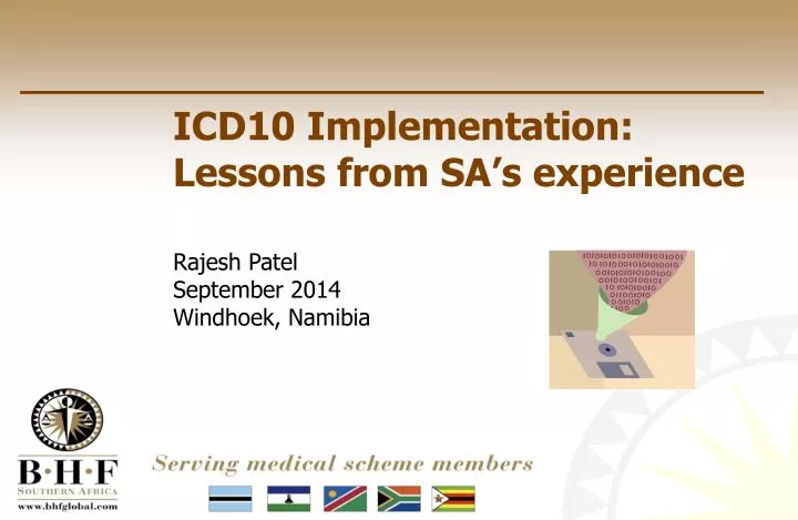 icd10 implementation lessons from sa s experience