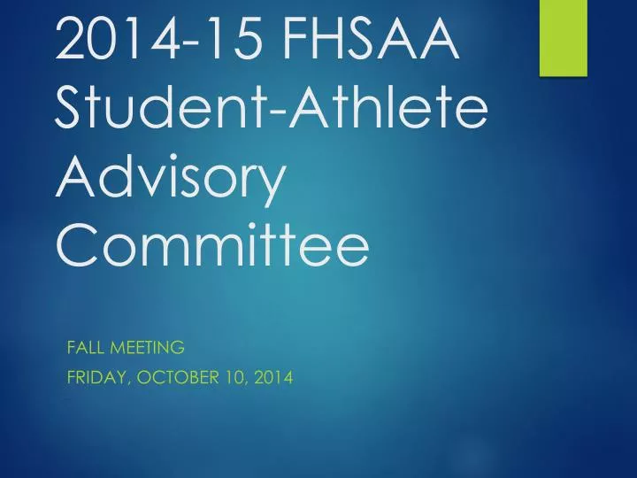 201 4 1 5 fhsaa student athlete advisory committee