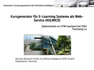 Kursgenerator für E-Learning Systeme als Web-Service (KELWICE)
