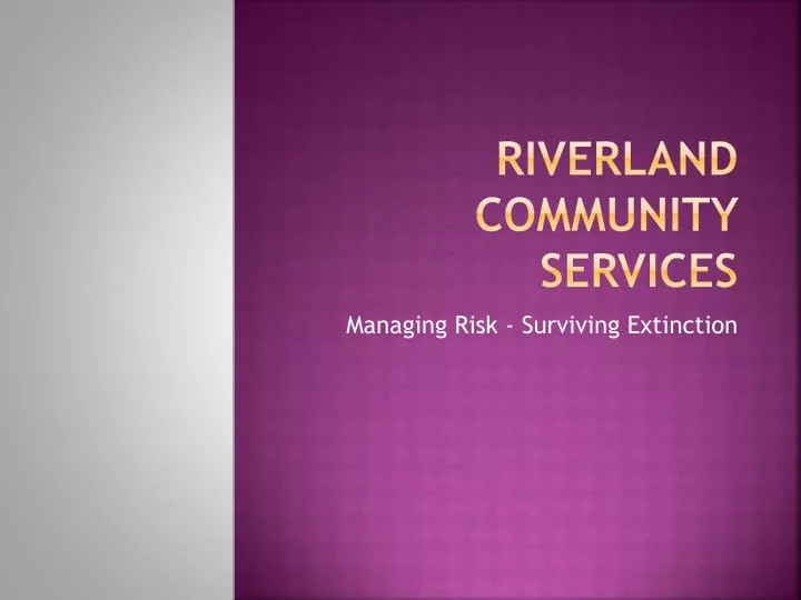 riverland community services