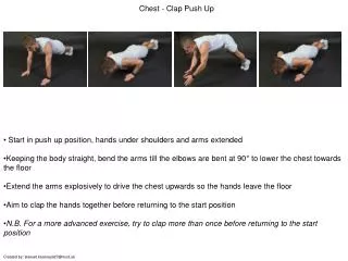 Chest - Clap Push Up
