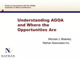 Understanding AGOA and Where the Opportunities Are