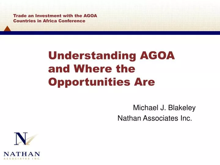 understanding agoa and where the opportunities are