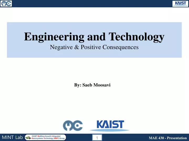 engineering and technology negative positive con sequences
