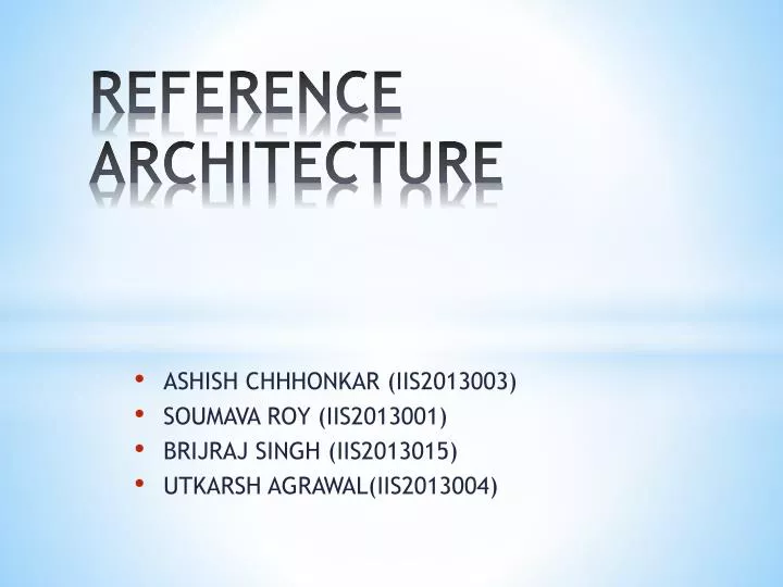 reference architecture