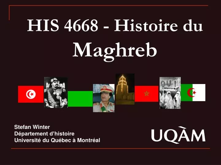 his 4668 histoire du maghreb