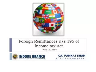 Foreign Remittances u/s 195 of Income tax Act