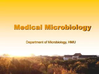 Department of Microbiology, HMU