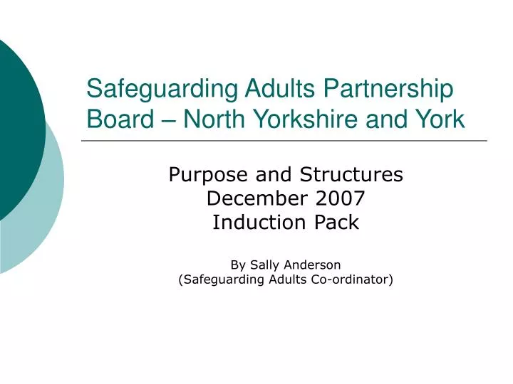 safeguarding adults partnership board north yorkshire and york