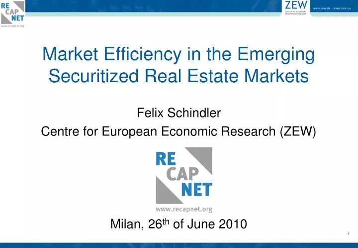 market efficiency in the emerging securitized real estate markets