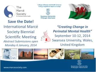 Save the Date! International Marcé Society Biennial Scientific Meeting