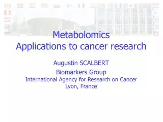 Metabolomics Applications to cancer research
