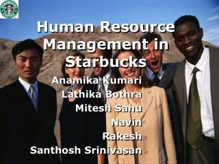 Human Resource Management in Starbucks