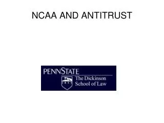 NCAA AND ANTITRUST