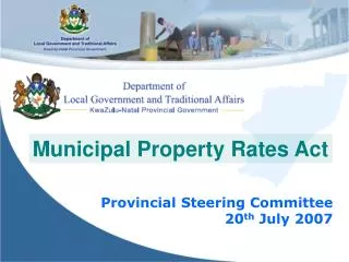 Municipal Property Rates Act