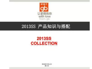 2013SS COLLECTION