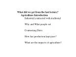 Challenges and Solutions for Sustainable Agriculture in Modern Food Production - slide 1