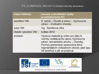 VY_32_INOVACE_VkZ.6.07-Civilizační choroby-prezentace