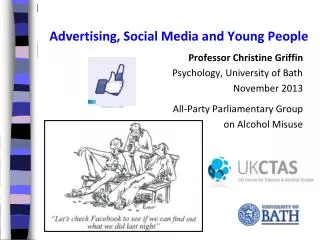 Advertising, Social Media and Young People
