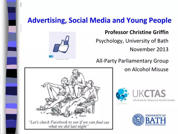 advertising social media and young people