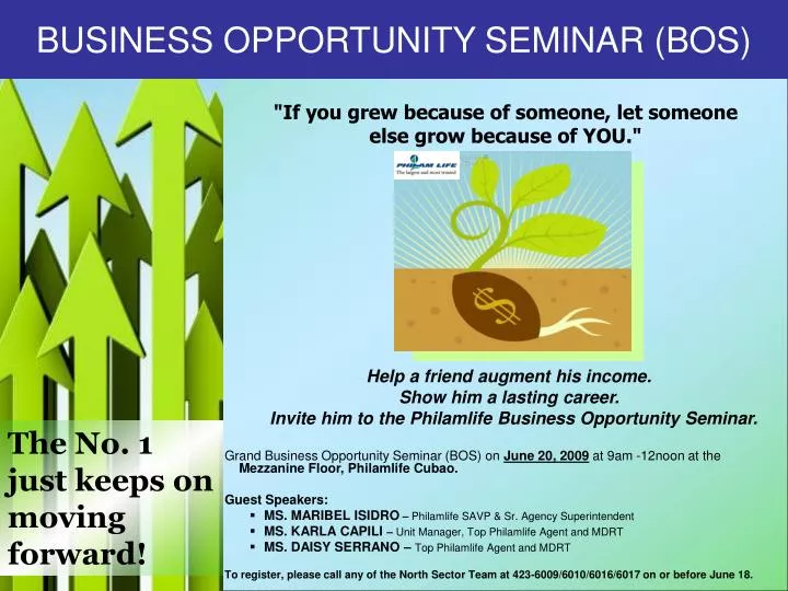 business opportunity seminar bos