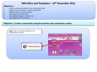 Wiki Skins and Templates – 14 th November 2012