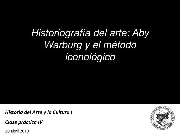 historiograf a del arte aby warburg y el m todo iconol gico