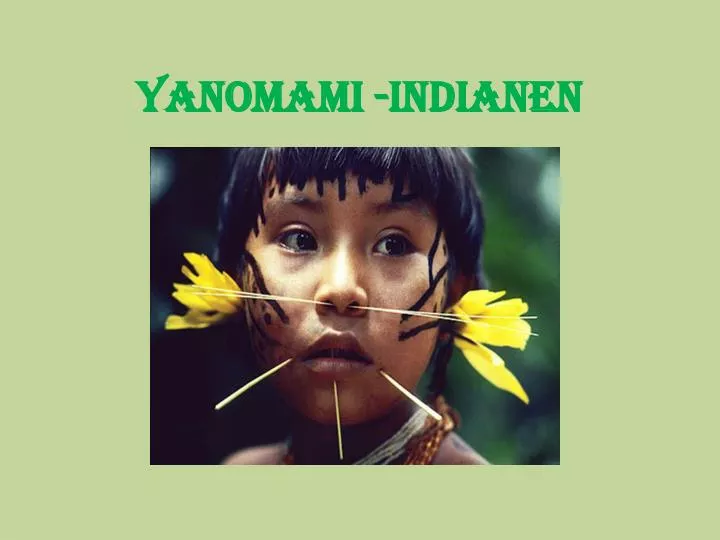 yanomami indianen