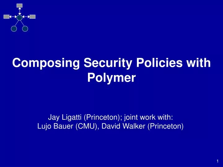composing security policies with polymer