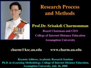 Research Process and Methods