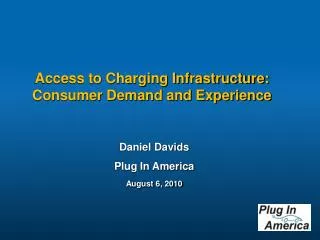 Access to Charging Infrastructure: Consumer Demand and Experience