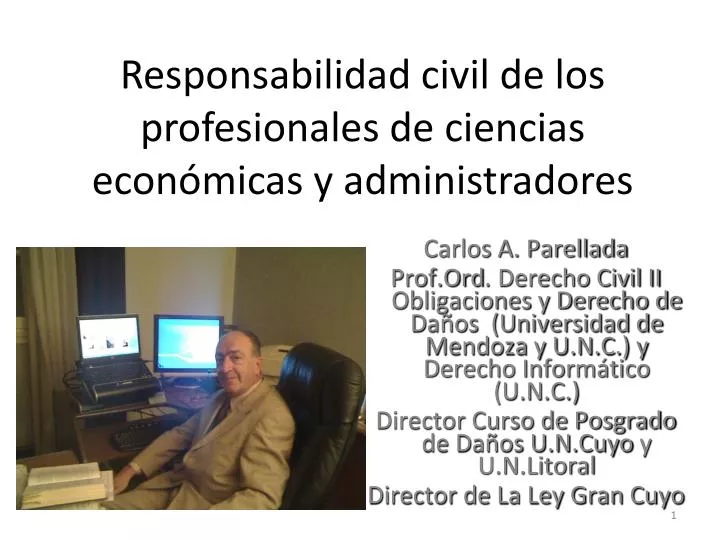 responsabilidad civil de los profesionales de ciencias econ micas y administradores