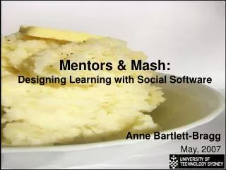 Mentors &amp; Mash: Designing Learning with Social Software