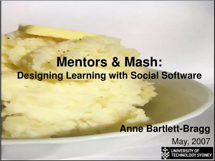 mentors mash designing learning with social software
