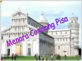Menara Condong Pisa