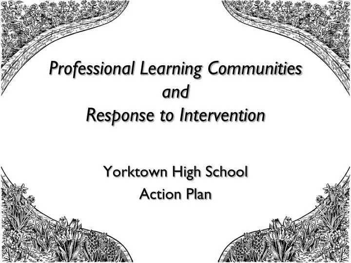 professional learning communities and response to intervention