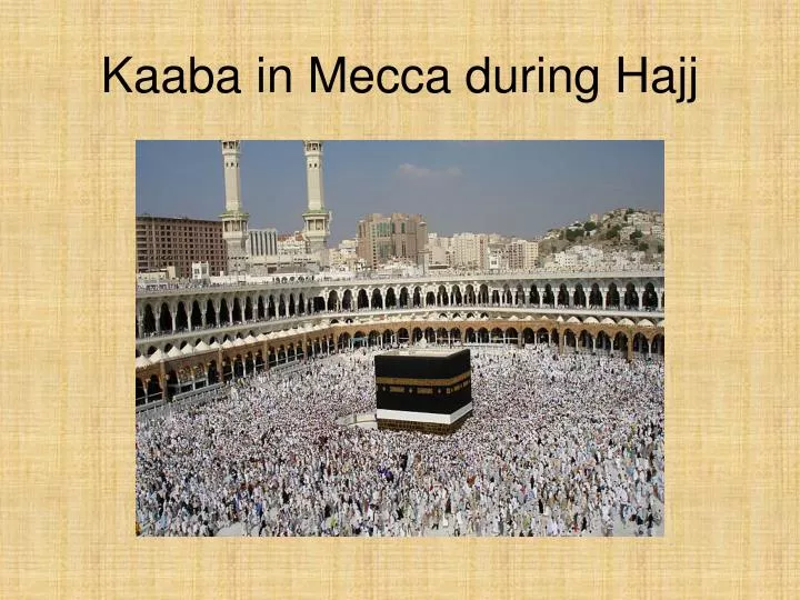 kaaba in mecca during hajj