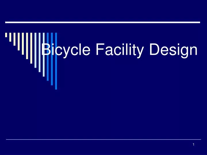 bicycle facility design