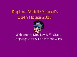 Daphne Middle School’s Open House 2013