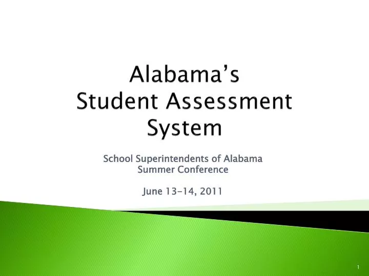 alabama s student assessment system