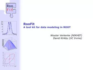 RooFit A tool kit for data modeling in ROOT