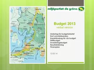 Budget 2013 verbal version