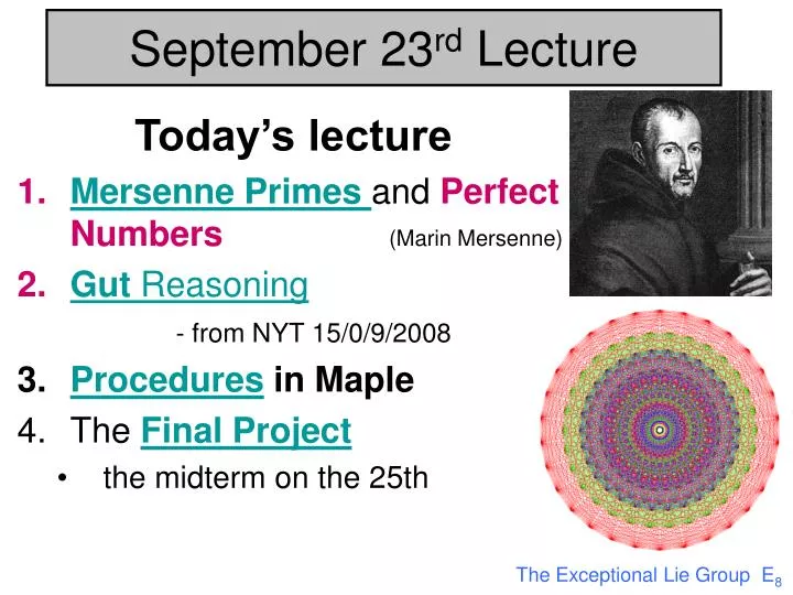 september 23 rd lecture