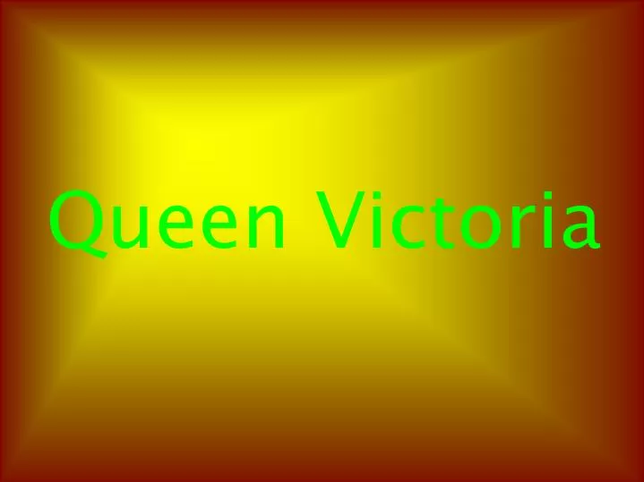 queen victoria