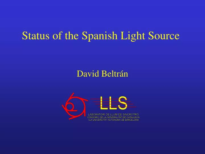status of the spanish light source