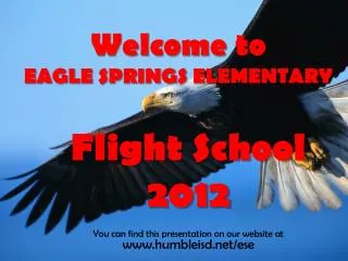 Welcome to EAGLE SPRINGS ELEMENTARY