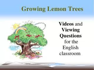 Growing Lemon Trees