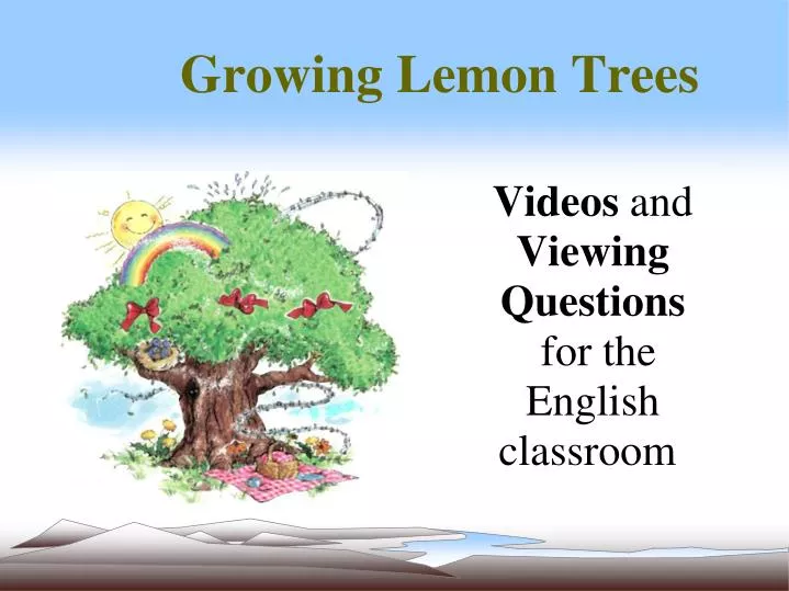 videos and viewing questions for the english classroom