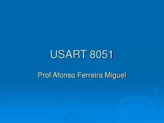 USART 8051